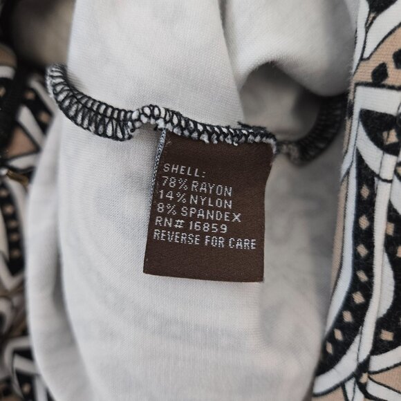 J. McLaughlin Graphic Print Mini Pencil Skirt Size 14 - Picture 6 of 6